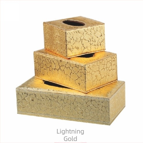 Cutie de șervețele din piele – lucrată manual, cu tavă interioară demontabilă, model FJ-0741, posibilitate logo personalizat, potrivită pentru camere de oaspeți și birouri