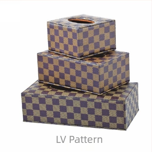 Cutie de șervețele din piele – lucrată manual, cu tavă interioară demontabilă, model FJ-0741, posibilitate logo personalizat, potrivită pentru camere de oaspeți și birouri