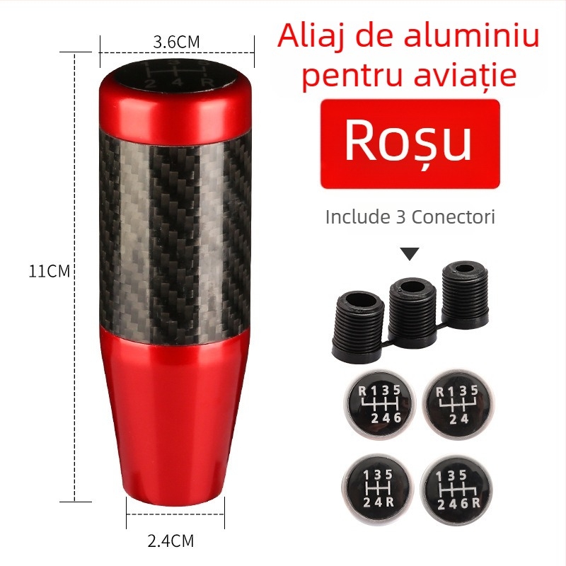 Mâner schimbător cu design în nuanțe de lemn, sferă rotundă, pentru transmisie manuală (Model: Wood grain ball gear head; Brand: Powerful manufacturer; OEM: Original factory)