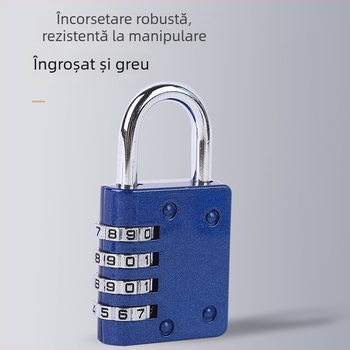 Lacăt cu cifru și cablu metalic, placare aurie, stil modern minimalist – potrivit pentru dulapuri de dormitor, genți de voiaj și genți pentru laptop (variante)