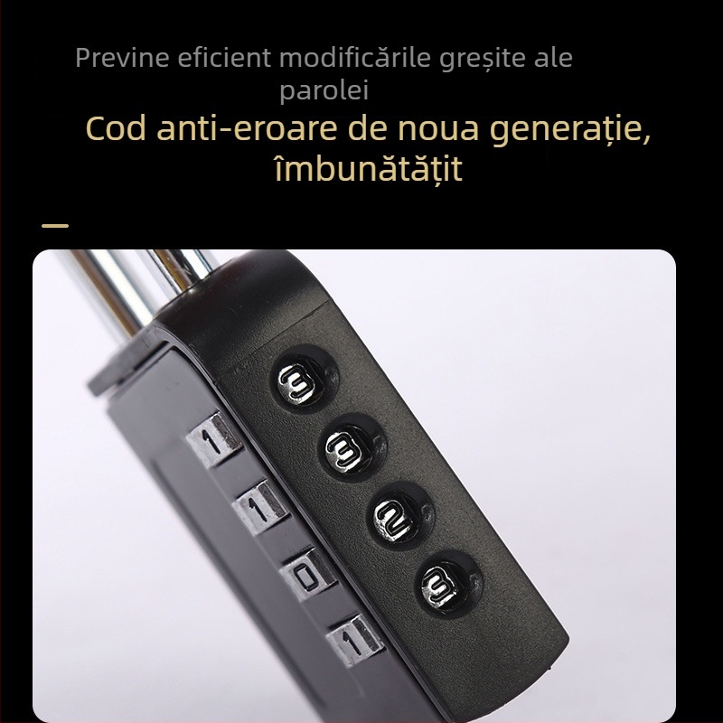 Lacăt cu cifru și cablu metalic, placare aurie, stil modern minimalist – potrivit pentru dulapuri de dormitor, genți de voiaj și genți pentru laptop (variante)