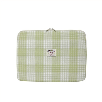 Geantă pentru tabletă din poliester rezistent la uzură, model în dungi, căptușeală din poliester