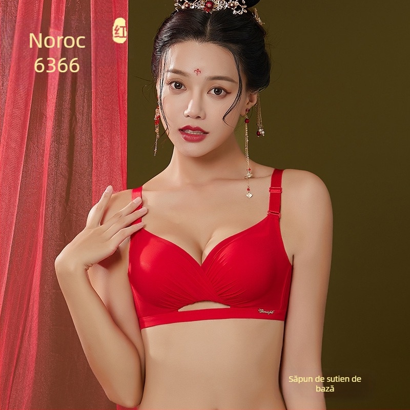 Set de sutiene cu dantelă brodată, cupă 3/4, fără arcuri metalice, cupă modelată cu partea superioară subțire și partea inferioară mai groasă, material principal nylon, căptușeală spandex, închidere la spate cu patru rânduri de cârlige