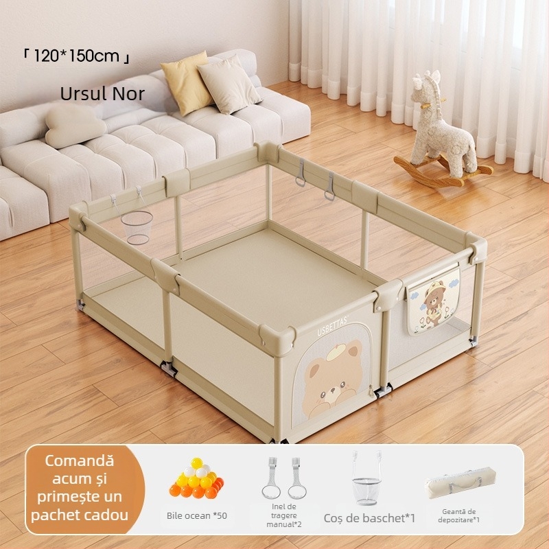 Betides Gardă din Țesătură pentru Bebeluși 0–2 ani | Dezvoltă târârea, prinderea și comunicarea părinte-copil | Ambalaj carton