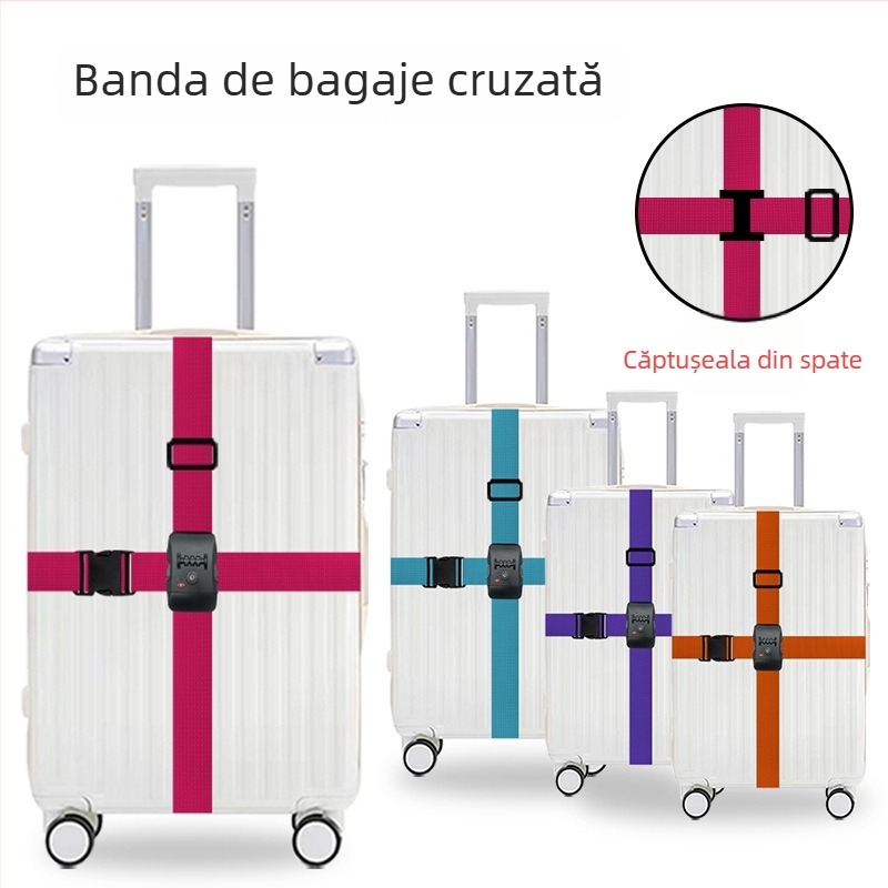 Huashengda curea pentru bagaje din polipropilenă – accesoriu anti-furt pentru bagaje