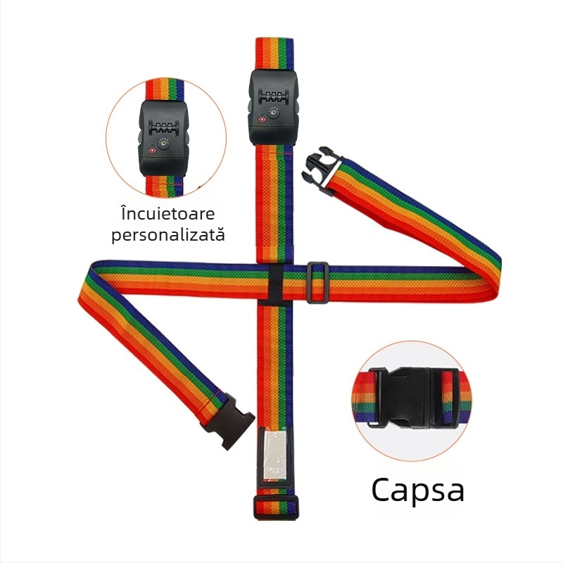 Huashengda curea pentru bagaje din polipropilenă – accesoriu anti-furt pentru bagaje