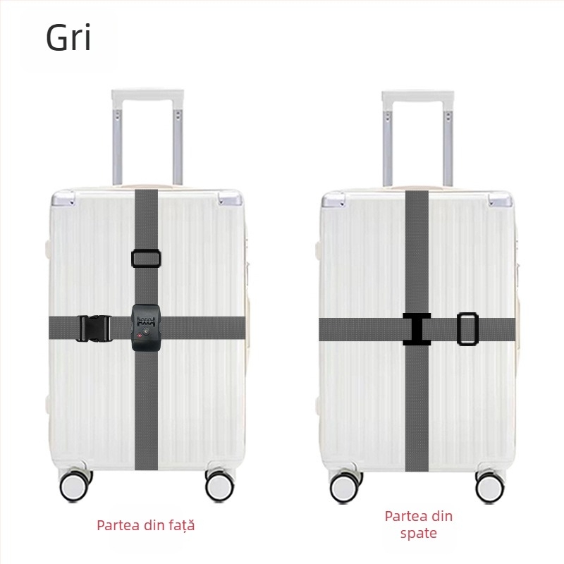 Huashengda curea pentru bagaje din polipropilenă – accesoriu anti-furt pentru bagaje