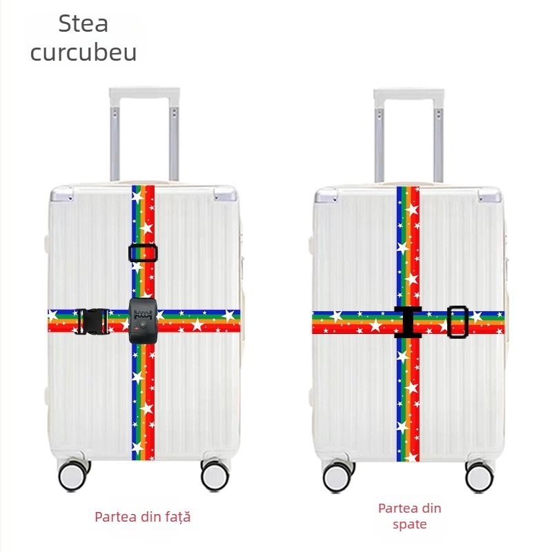 Huashengda curea pentru bagaje din polipropilenă – accesoriu anti-furt pentru bagaje