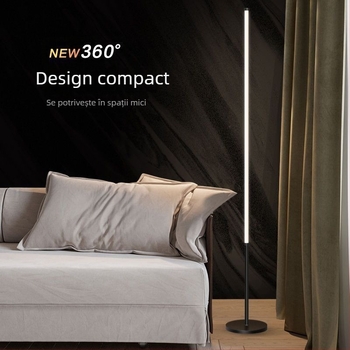 Lampa de podea – LED, 15–20W, sub 36V, abajur din fier, corp din PVC, stil nordic simplu