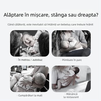Acoperământ de alăptat din bumbac, cu dantelă și șnur, stil casual, fără mâneci, pentru toate anotimpurile