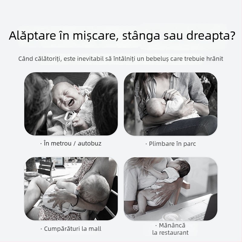 Acoperământ de alăptat din bumbac, cu dantelă și șnur, stil casual, fără mâneci, pentru toate anotimpurile