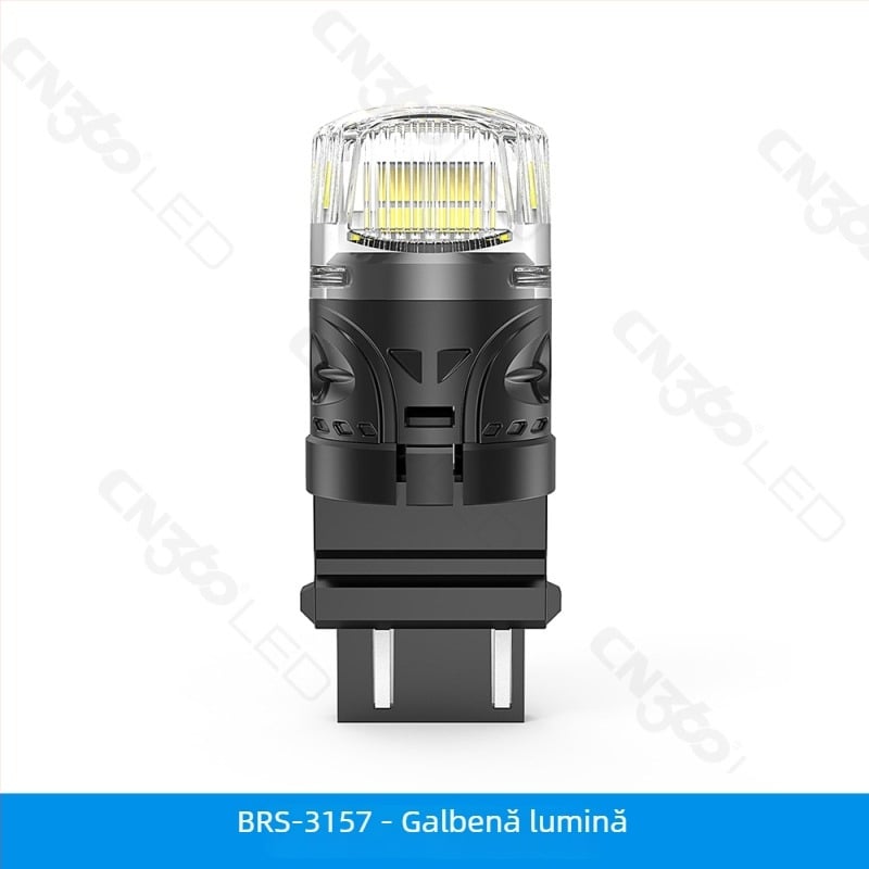 Cn360 Brs LED semnalizare auto, 3W, 11-18V, 6000K, compatibil cu 1156/1157/3156/3157/7440/7443/t10/t15/t20