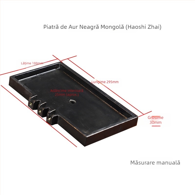 Ornament din piatră pentru acvariu — lucrat manual, suprafață glazurată și lustruită, stil chinezesc nou