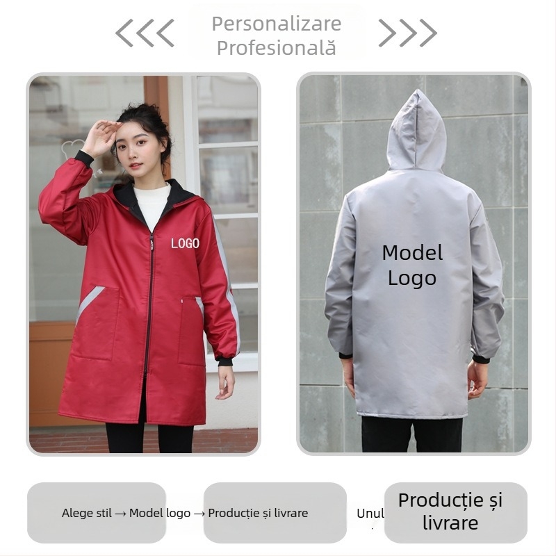 Șorț de bucătărie cu mâneci – anti-murdărie, stil minimalist modern.