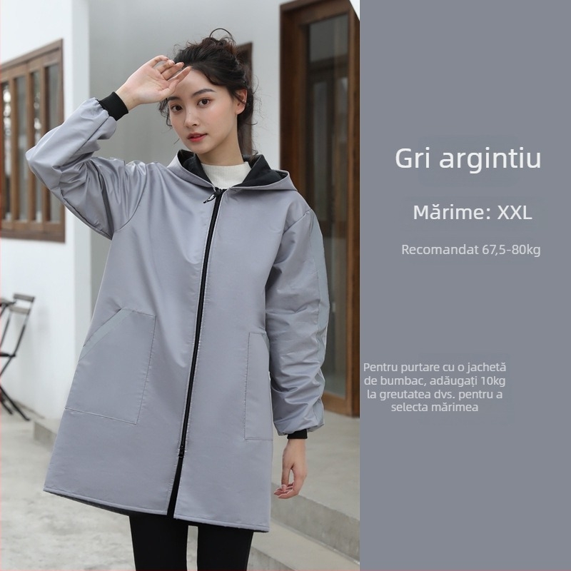 Șorț de bucătărie cu mâneci – anti-murdărie, stil minimalist modern.