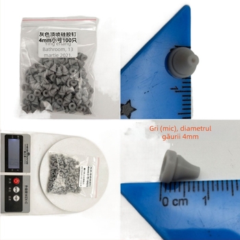 Duză de duș din silicon — accesoriu pentru capul de pulverizare și ieșirea apei