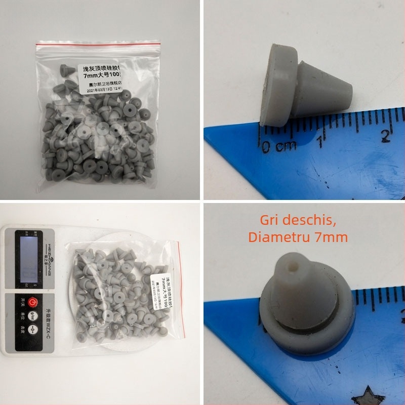 Duză de duș din silicon — accesoriu pentru capul de pulverizare și ieșirea apei