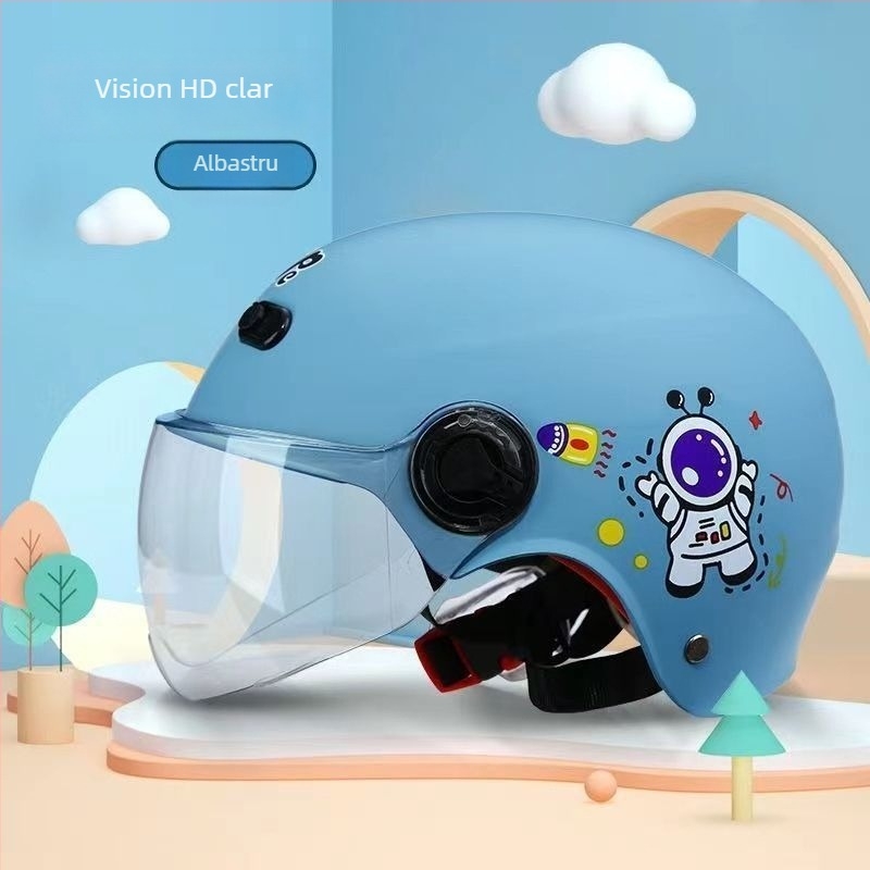 Cască pentru copii, stil rally — vară, protecție solară, certificare TCO99