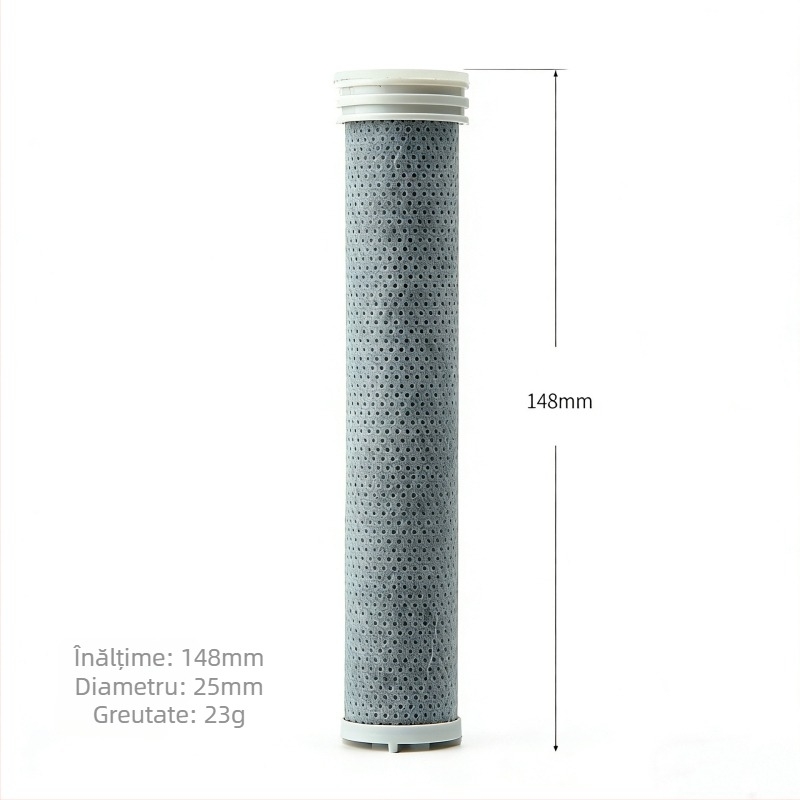 ARTIQUA Duș de mână cu filtru din carbon activ, fibre de carbon pentru eliminarea clorului, purificarea apei, duș tip ploaie