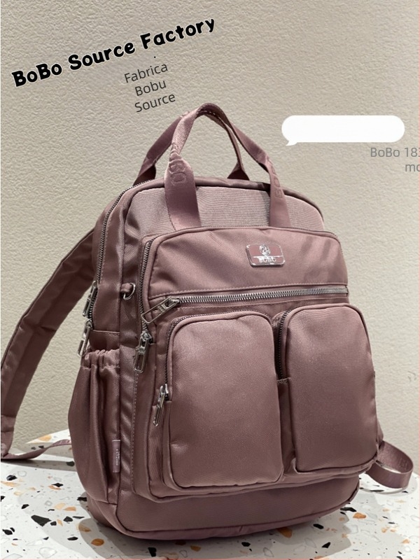 Rucsac de damă casual urban: ușor, din Oxford; căptușeală nylon; impermeabil; buzunar pentru laptop; mai multe buzunare.