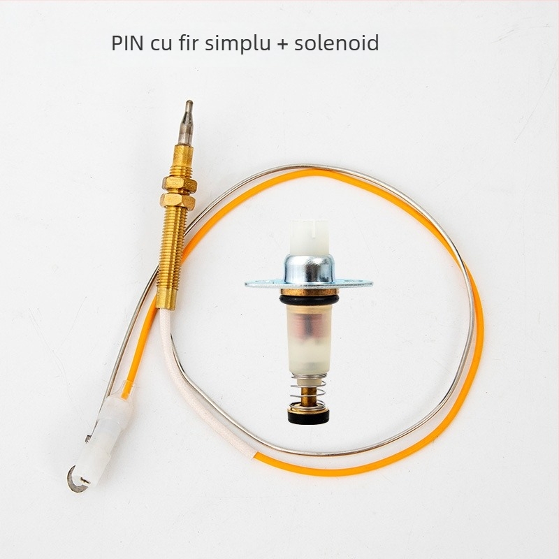 Sonda de temperatură cu termocuplu din cupru – corpul supapei electromagnetice, design modern și simplu, fără certificare