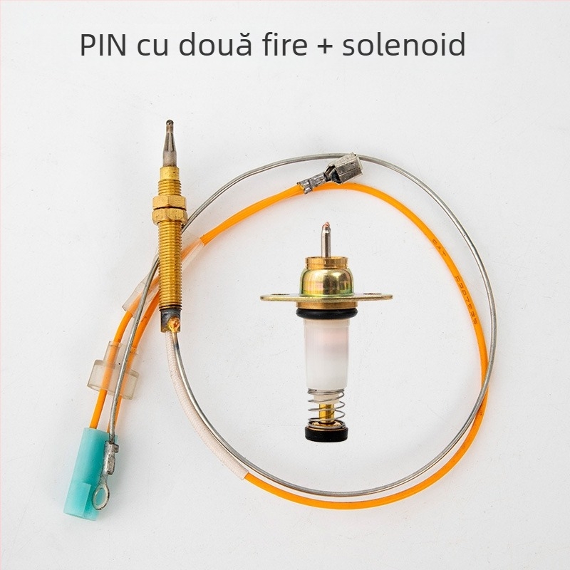 Sonda de temperatură cu termocuplu din cupru – corpul supapei electromagnetice, design modern și simplu, fără certificare