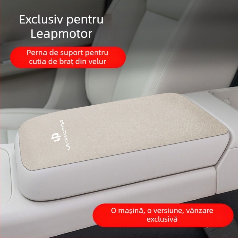 Set de husă pentru suportul central al cotierului din interiorul mașinii pentru Zero Run C16/C11/C01/C10 | Luochi catifea | Personalizare disponibilă