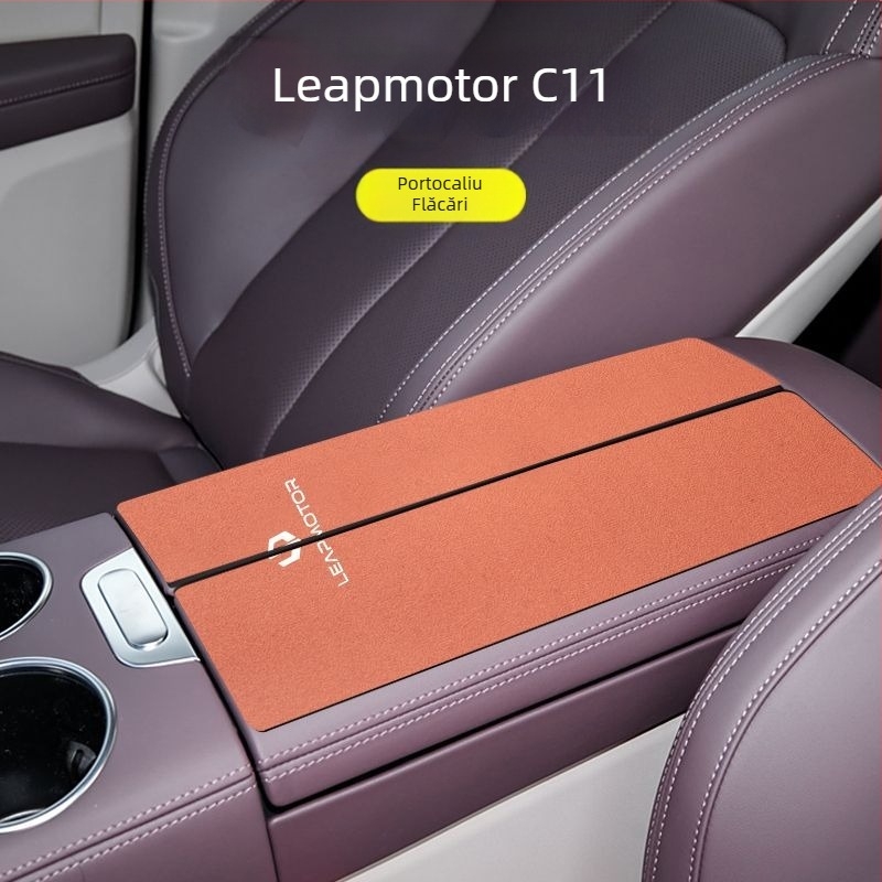 Set de husă pentru suportul central al cotierului din interiorul mașinii pentru Zero Run C16/C11/C01/C10 | Luochi catifea | Personalizare disponibilă