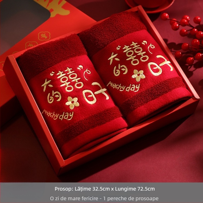 Set de lavoare pentru nuntă — oțel inoxidabil 201, brand Fei Xun Fei, decor de nuntă, model cu cuvântul fericit