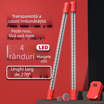 Lumină submersibilă pentru acvariu, rezistentă la apă, extrem de luminoasă, intensificatoare de culoare (Material: Alte; Importat: Nu; Marca: Nothing)