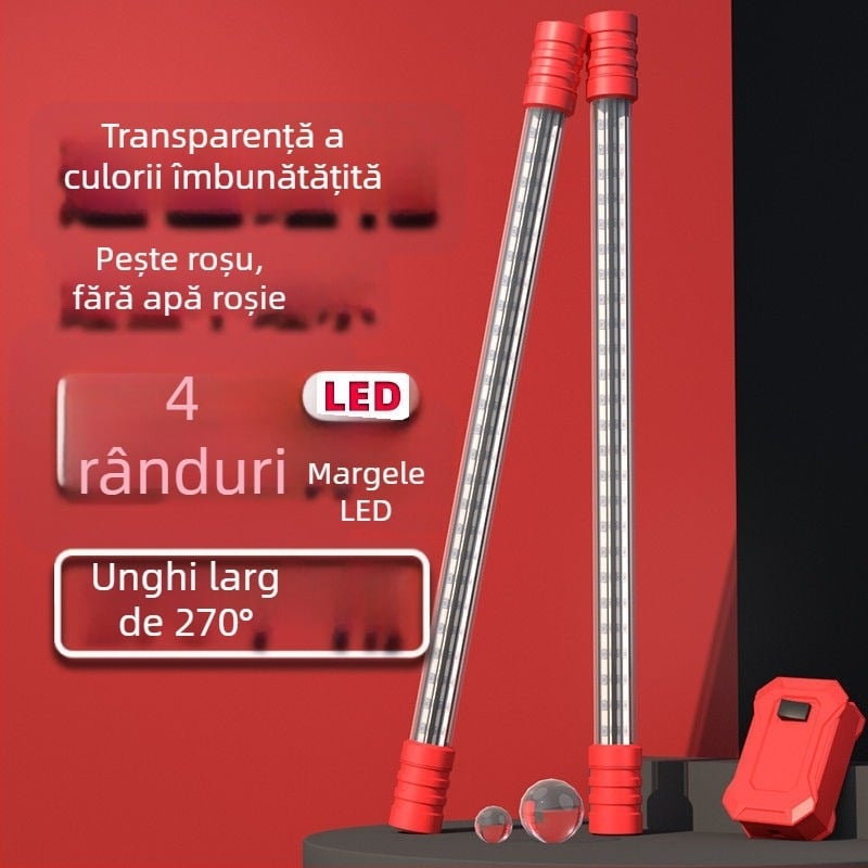 Lumină submersibilă pentru acvariu, rezistentă la apă, extrem de luminoasă, intensificatoare de culoare (Material: Alte; Importat: Nu; Marca: Nothing)