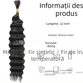Perucă tip coadă de cal, pachet păr, fibre sintetice rezistente la căldură, mecanism de construcție, model Xiaowendeep, origine Xuchang