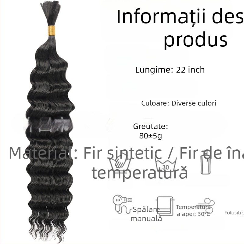 Perucă tip coadă de cal, pachet păr, fibre sintetice rezistente la căldură, mecanism de construcție, model Xiaowendeep, origine Xuchang