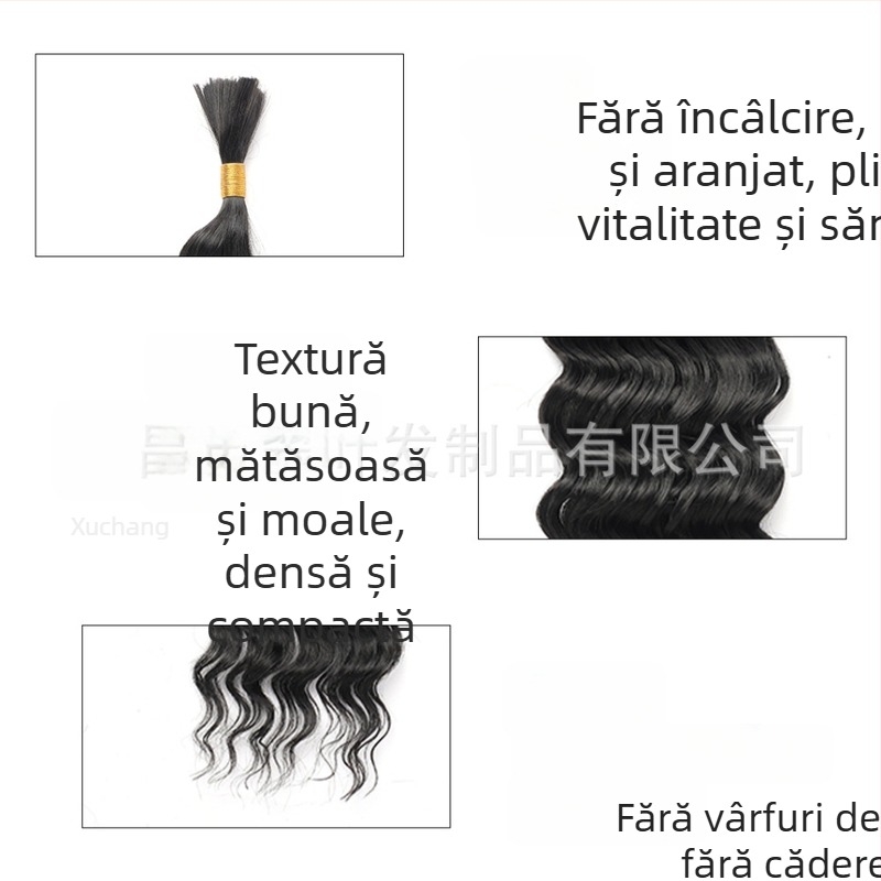 Perucă tip coadă de cal, pachet păr, fibre sintetice rezistente la căldură, mecanism de construcție, model Xiaowendeep, origine Xuchang
