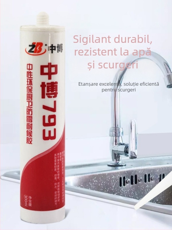 Etanșant pentru sticlă – Adeziv negru pentru dulapuri de bucătărie și baie, fixare inferioară, model F7886M5S69HTTJ, tip despărțit, drenaj pe podea, stil american