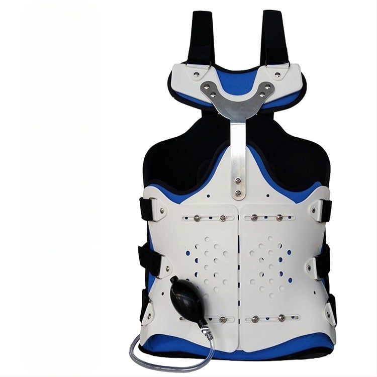 Corset de fixare toraco-lombar - respirabil din polipropilen, model XYZ, pentru fracturi de compresie ale coloanei, recuperare spinală, încălzire cu infraroșu îndepărtat