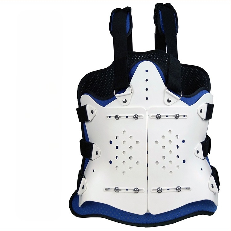 Corset de fixare toraco-lombar - respirabil din polipropilen, model XYZ, pentru fracturi de compresie ale coloanei, recuperare spinală, încălzire cu infraroșu îndepărtat