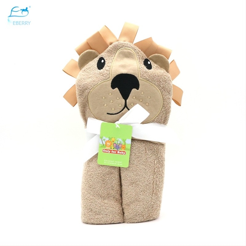 Pătură- prosop de baie pentru bebeluși, 100% bumbac, 350gsm, pentru sugari 1–3 ani, stil Cartoon, personalizare disponibilă