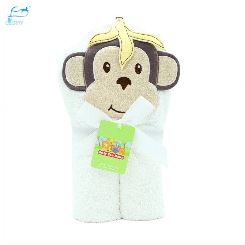 Pătură- prosop de baie pentru bebeluși, 100% bumbac, 350gsm, pentru sugari 1–3 ani, stil Cartoon, personalizare disponibilă