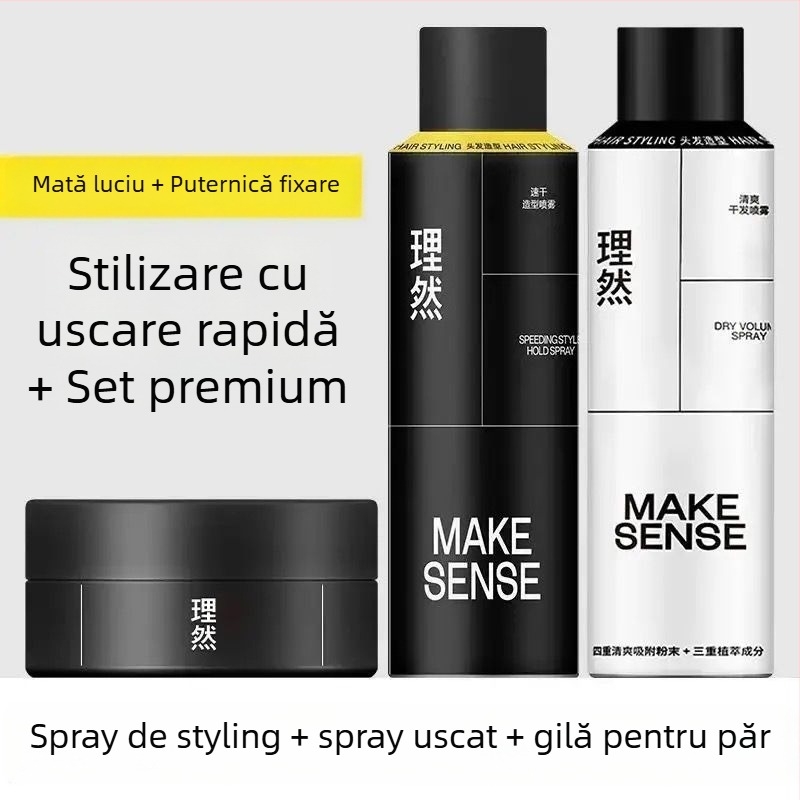 Set gel pentru păr de călătorie – parfum Ocean, pentru bărbați (Brand: Liran; Origine: Henan; Cod produs: 1009080330; Nu poate fi vopsit sau supus permului; Nu este importat)