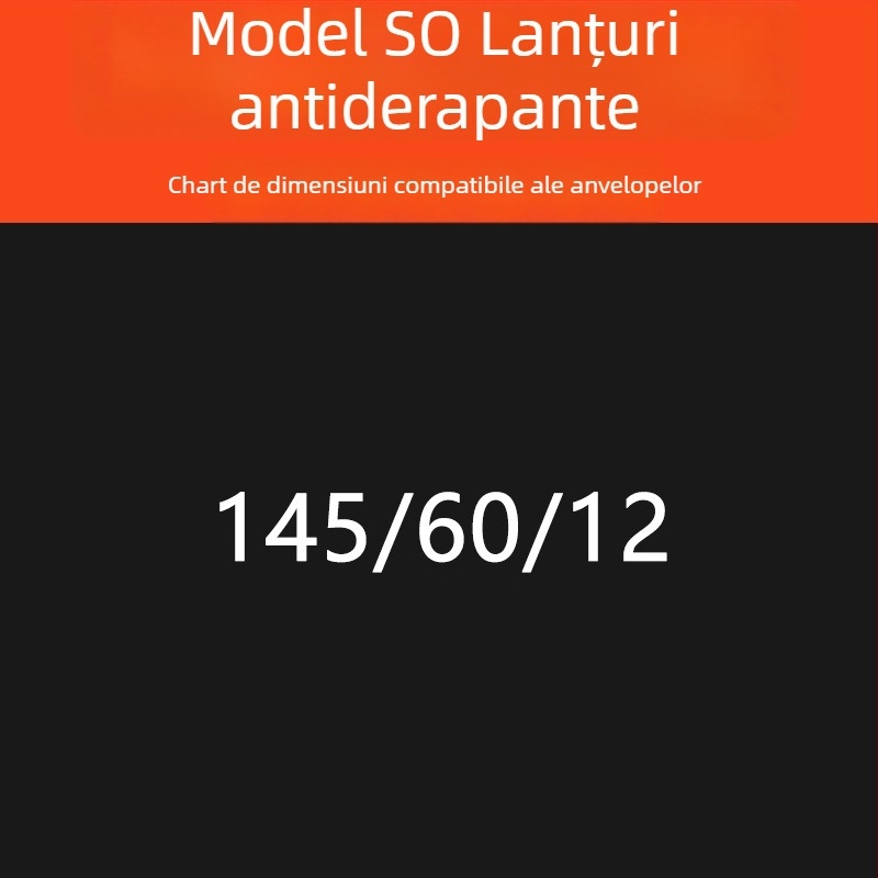 Lanțuri de zăpadă pentru anvelope auto, bază din cauciuc cu ținte din oțel, design lat și întărit, potrivite pentru sedan, van și vehicule off-road