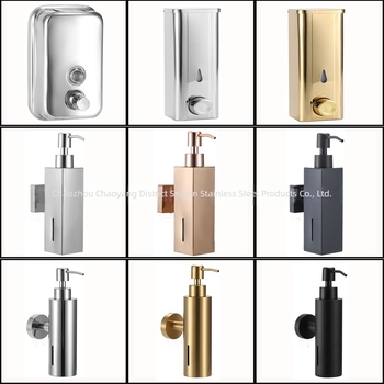 Distribuitor de săpun din oțel inoxidabil 304 – montat pe perete, acționare prin apăsare, finisaj electrogalvanizat, stil modern minimalist