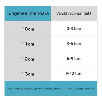 Pantofi de iarnă pentru copii cu partea superioară din corduroy, model cartoon, închidere elastică, pentru 2–13 luni