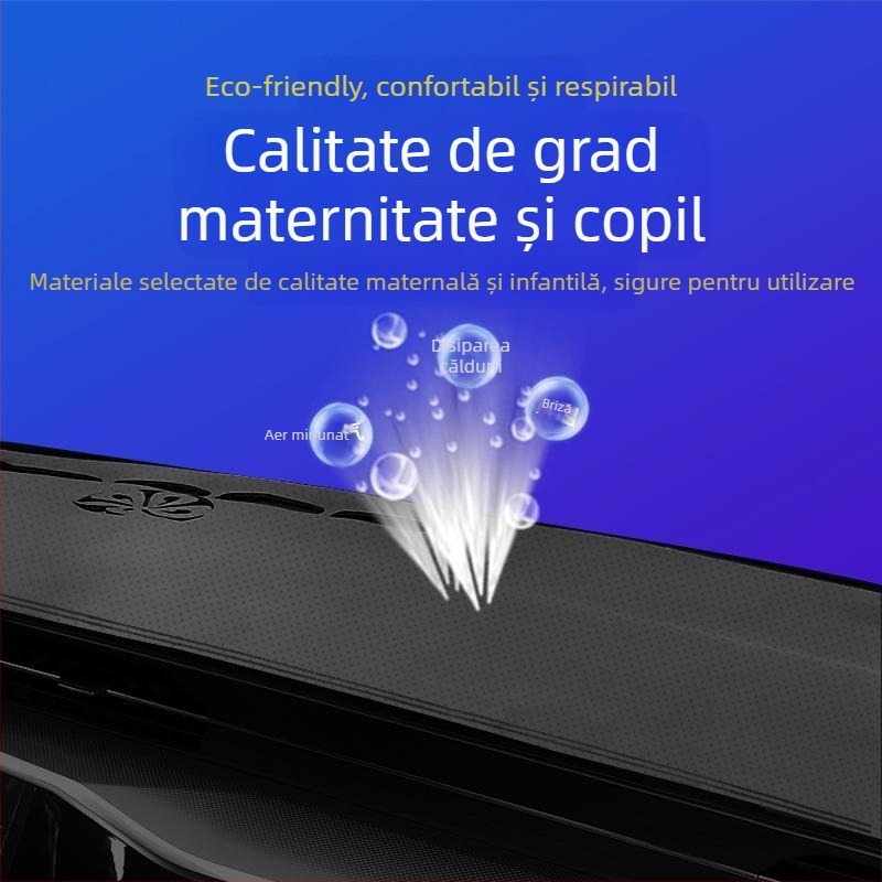 Covor pentru panoul de bord Honda Haoying 2024 — model geometric, logo imprimat, izolație termică și umbrire