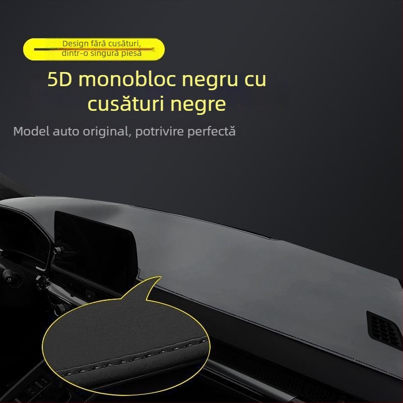 Covor pentru panoul de bord Honda Haoying 2024 — model geometric, logo imprimat, izolație termică și umbrire