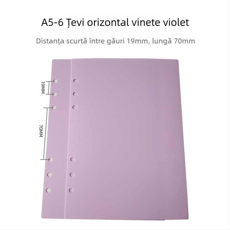 Xin Wanren Copertă din plastic pentru legare cu 26 de găuri