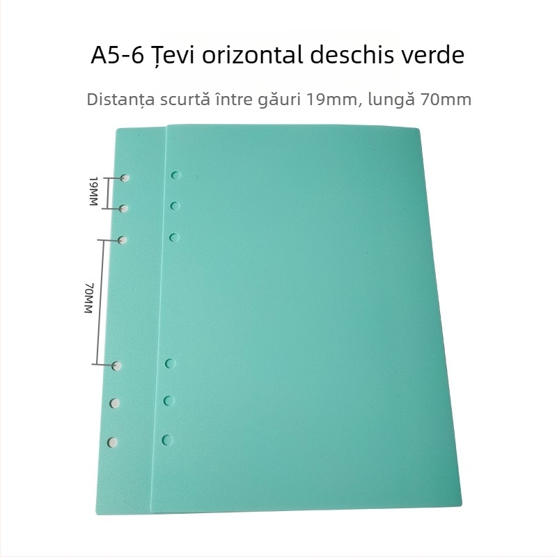 Xin Wanren Copertă din plastic pentru legare cu 26 de găuri