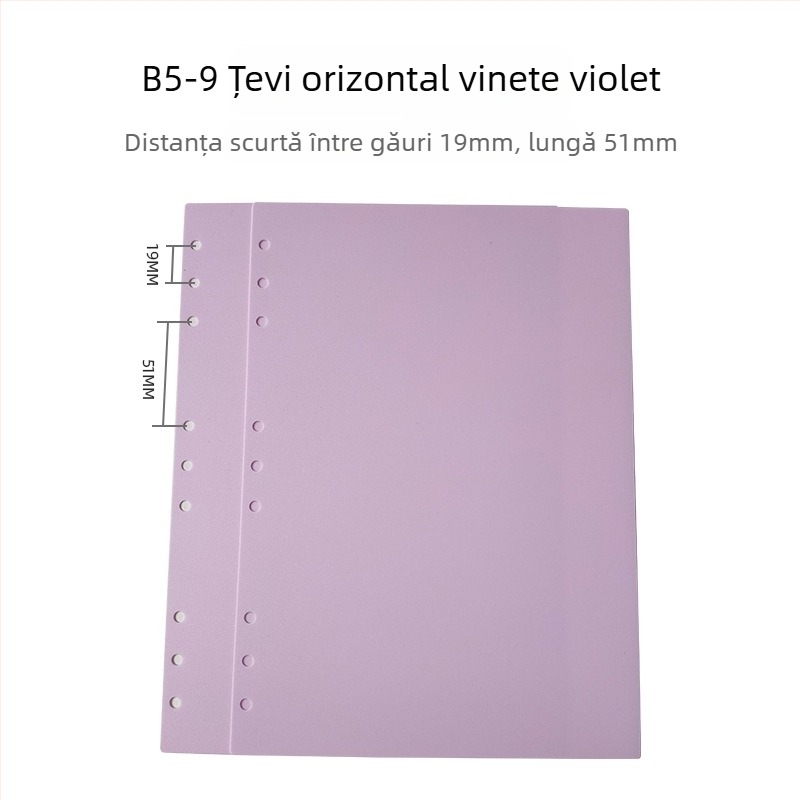 Xin Wanren Copertă din plastic pentru legare cu 26 de găuri