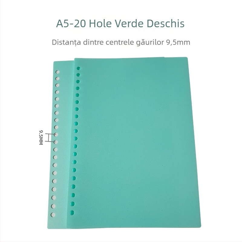 Xin Wanren Copertă din plastic pentru legare cu 26 de găuri