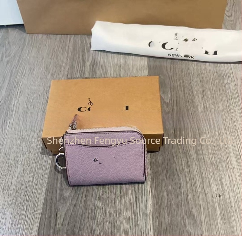 Holder pentru card din piele naturală, 1 compartiment pliabil, piele split de vită, căptușeală poliester, Primăvara 2023